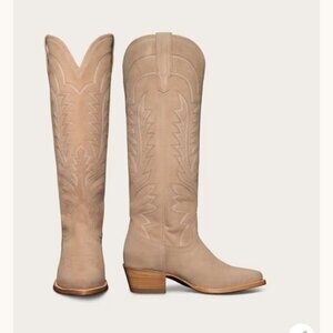 Tecovas The Abby Driftwood Suede LIKE NEW 10.5